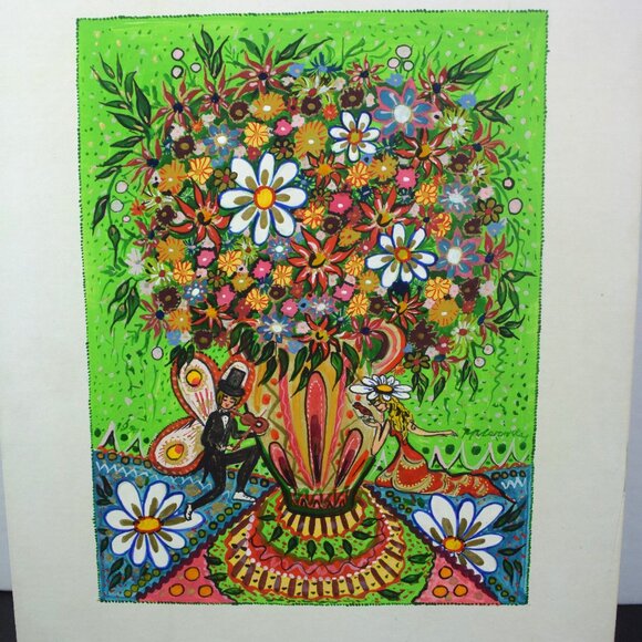 ORIGINAL Tempera Painting Signed & Dated by Artist, Read Description for Details - Picture 11 of 11